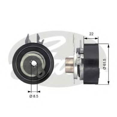 GATES T43061 Натяжной ролик, ремень ГРМ для VOLKSWAGEN (Фольксваген) GATES T43061 Натяжной ролик, ремень ГРМ для VOLKSWAGEN (Фольксваген)