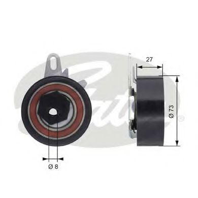 GATES T43067 Натяжной ролик, ремень ГРМ для VOLKSWAGEN (Фольксваген) GATES T43067 Натяжной ролик, ремень ГРМ для VOLKSWAGEN (Фольксваген)