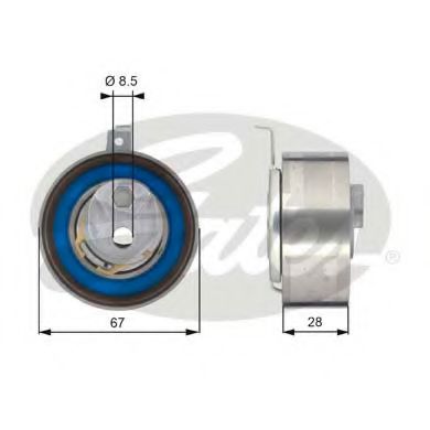 GATES T43152 Натяжной ролик, ремень ГРМ для VOLKSWAGEN (Фольксваген) GATES T43152 Натяжной ролик, ремень ГРМ для VOLKSWAGEN (Фольксваген)