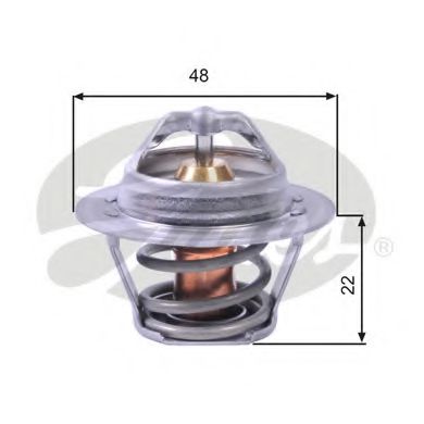 GATES TH00391G1 Термостат, охлаждающая жидкость для OPEL MANTA B CC (Опель Манта б cc) GATES TH00391G1 Термостат, охлаждающая жидкость для OPEL MANTA B CC (Опель Манта б cc)