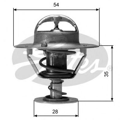 GATES TH04277G1 Термостат, охлаждающая жидкость для MITSUBISHI PAJERO/SHOGUN (Митсубиши/митсубиси Пажэро/шогун) GATES TH04277G1 Термостат, охлаждающая жидкость для MITSUBISHI PAJERO/SHOGUN (Митсубиши/митсубиси Пажэро/шогун)