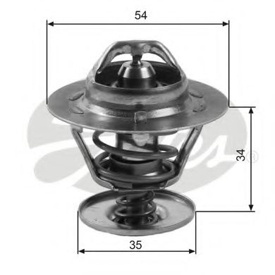 GATES TH11383G1 Термостат, охлаждающая жидкость для HYUNDAI EXCEL (Хендай Эxcэл) GATES TH11383G1 Термостат, охлаждающая жидкость для HYUNDAI EXCEL (Хендай Эxcэл)