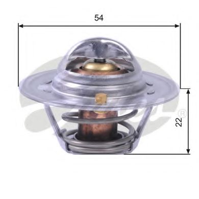 GATES TH12888G1 Термостат, охлаждающая жидкость для ROVER 2000-3500 (Ровер 2000-3500) GATES TH12888G1 Термостат, охлаждающая жидкость для ROVER 2000-3500 (Ровер 2000-3500)