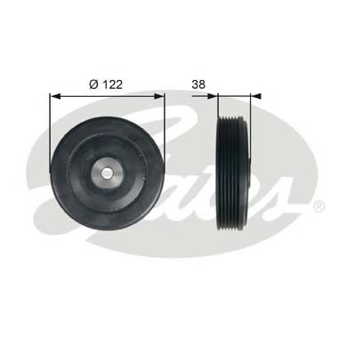 GATES TVD1112 Ременный шкив, коленчатый вал для RENAULT MEGANE I (Рено Меган 1) GATES TVD1112 Ременный шкив, коленчатый вал для RENAULT MEGANE I (Рено Меган 1)