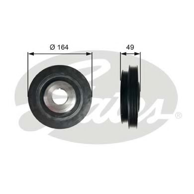 GATES TVD1114 Ременный шкив, коленчатый вал для KIA SEDONA I (Киа Сэдона и) GATES TVD1114 Ременный шкив, коленчатый вал для KIA SEDONA I (Киа Сэдона и)