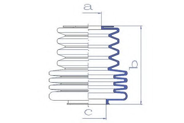 DA SILVA K5002 Пыльник, рулевое управление для DACIA (Дача) DA SILVA K5002 Пыльник, рулевое управление для DACIA (Дача)