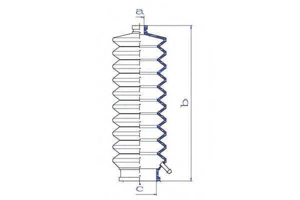 DA SILVA K5045 Пыльник, рулевое управление для HONDA (Хонда) DA SILVA K5045 Пыльник, рулевое управление для HONDA (Хонда)