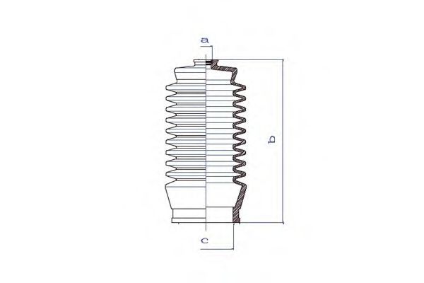 DA SILVA K5199 Пыльник, рулевое управление 