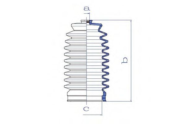 DA SILVA K5201 Пыльник, рулевое управление 