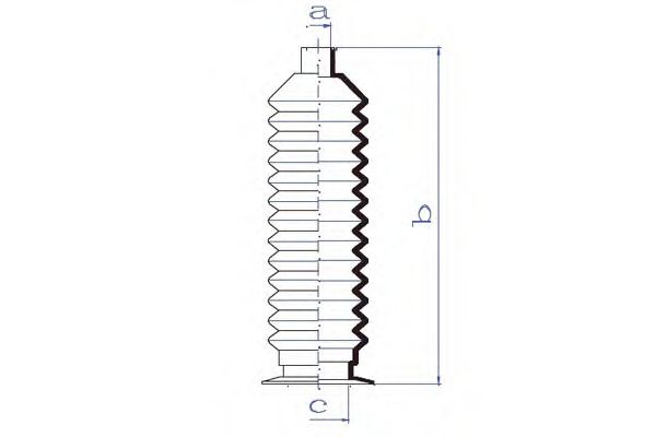 DA SILVA K5210 Пыльник, рулевое управление 