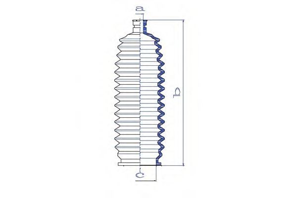 DA SILVA K5255 Пыльник, рулевое управление для DAIHATSU CHARADE III (Дайхатсу Чарадэ 3) DA SILVA K5255 Пыльник, рулевое управление для DAIHATSU CHARADE III (Дайхатсу Чарадэ 3)