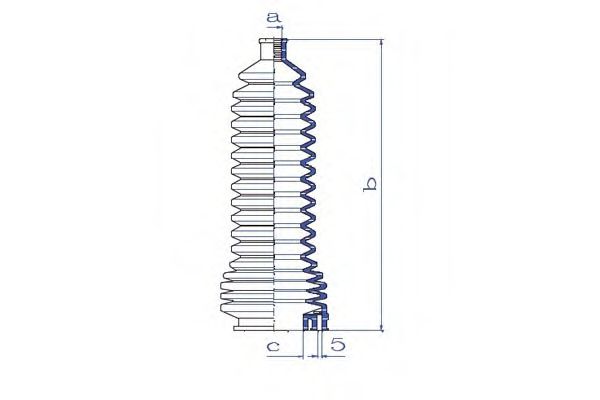 DA SILVA K5285 Пыльник, рулевое управление для RENAULT SAFRANE (Рено Сафранэ) DA SILVA K5285 Пыльник, рулевое управление для RENAULT SAFRANE (Рено Сафранэ)