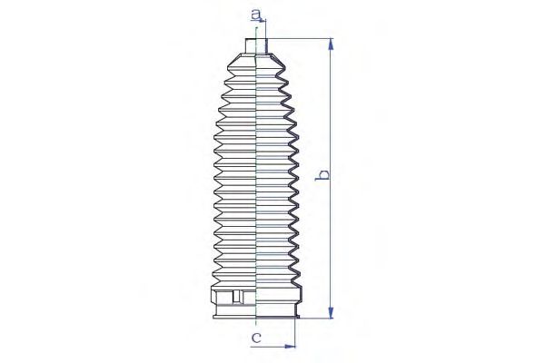 DA SILVA K5334 Пыльник, рулевое управление для FIAT STILO (Фиат Стило) DA SILVA K5334 Пыльник, рулевое управление для FIAT STILO (Фиат Стило)