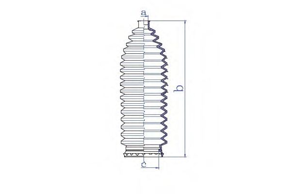 DA SILVA K5416 Пыльник, рулевое управление для PEUGEOT 206 (Пежо 206) DA SILVA K5416 Пыльник, рулевое управление для PEUGEOT 206 (Пежо 206)