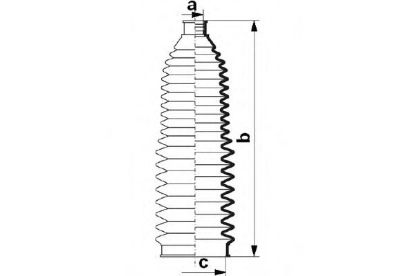 DA SILVA K5491 Пыльник, рулевое управление для AUDI A8 (Ауди А8) DA SILVA K5491 Пыльник, рулевое управление для AUDI A8 (Ауди А8)