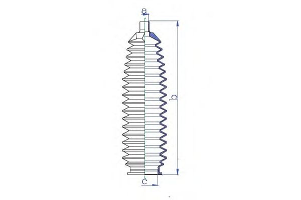 DA SILVA K5508 Пыльник, рулевое управление для NISSAN (Ниссан) DA SILVA K5508 Пыльник, рулевое управление для NISSAN (Ниссан)