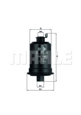 KNECHT KL 129 Топливный фильтр для MITSUBISHI CHARIOT (Митсубиши/митсубиси Чариот) KNECHT KL 129 Топливный фильтр для MITSUBISHI CHARIOT (Митсубиши/митсубиси Чариот)