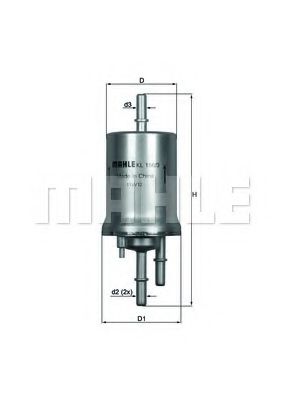 KNECHT KL 156/3 Топливный фильтр для SKODA RAPID (Шкода Рапид) KNECHT KL 156/3 Топливный фильтр для SKODA RAPID (Шкода Рапид)