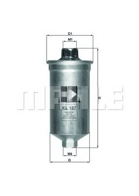 KNECHT KL 187 Топливный фильтр для ROVER (Ровер) KNECHT KL 187 Топливный фильтр для ROVER (Ровер)
