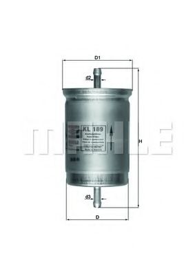 KNECHT KL 189 Топливный фильтр для NISSAN (Ниссан) KNECHT KL 189 Топливный фильтр для NISSAN (Ниссан)