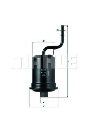 KNECHT KL 245 Топливный фильтр для TOYOTA VERSO SPORTVAN (Тойота/тоета Vэрсо спортvан) KNECHT KL 245 Топливный фильтр для TOYOTA VERSO SPORTVAN (Тойота/тоета Vэрсо спортvан)