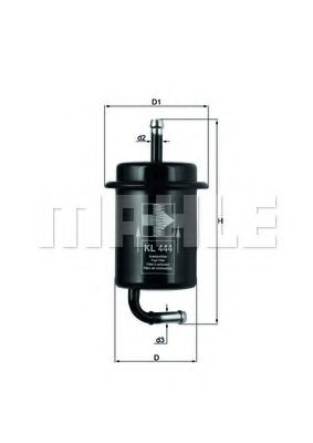 KNECHT KL 444 Топливный фильтр для MAZDA MPV I (Мазда Мпв 1) KNECHT KL 444 Топливный фильтр для MAZDA MPV I (Мазда Мпв 1)