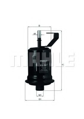 KNECHT KL 507 Топливный фильтр для TOYOTA AVENSIS (Тойота/тоета Авенсис) KNECHT KL 507 Топливный фильтр для TOYOTA AVENSIS (Тойота/тоета Авенсис)