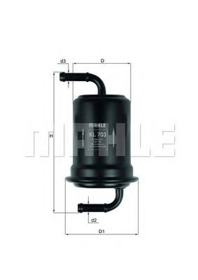 KNECHT KL 703 Топливный фильтр для MAZDA XEDOS 9 (Мазда Кседос 9) KNECHT KL 703 Топливный фильтр для MAZDA XEDOS 9 (Мазда Кседос 9)