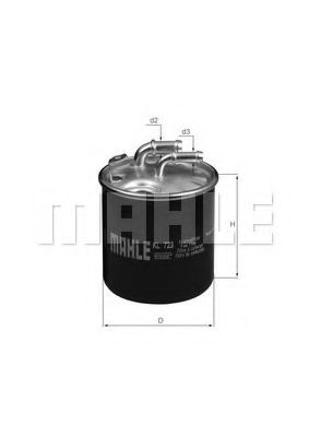 KNECHT KL 723D Топливный фильтр для MERCEDES-BENZ GLK-CLASS (Мэрcэдэс-бэнз Глк-cласс) KNECHT KL 723D Топливный фильтр для MERCEDES-BENZ GLK-CLASS (Мэрcэдэс-бэнз Глк-cласс)