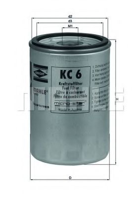 KNECHT KC 6 Топливный фильтр для IVECO EUROTRAKKER (Ивеко Эуротраккэр) KNECHT KC 6 Топливный фильтр для IVECO EUROTRAKKER (Ивеко Эуротраккэр)