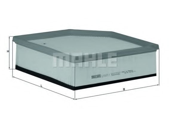 KNECHT LX 1607/1 Воздушный фильтр 