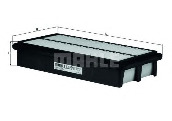 KNECHT LX 2640 Воздушный фильтр для KIA (Киа) KNECHT LX 2640 Воздушный фильтр для KIA (Киа)