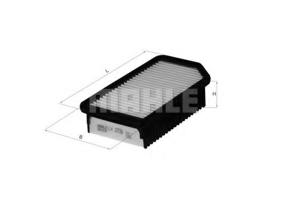 KNECHT LX 2739 Воздушный фильтр для KIA (Киа) KNECHT LX 2739 Воздушный фильтр для KIA (Киа)