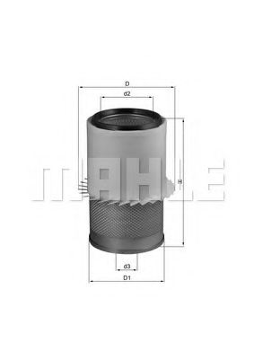 KNECHT LX 1580 Воздушный фильтр 