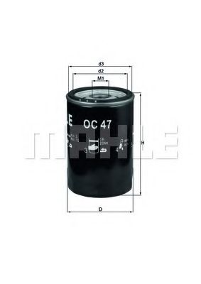 KNECHT OC 47 Масляный фильтр для VOLKSWAGEN (Фольксваген) KNECHT OC 47 Масляный фильтр для VOLKSWAGEN (Фольксваген)