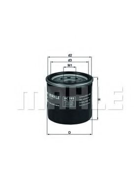 KNECHT OC 195 Масляный фильтр для SUBARU (Субару) KNECHT OC 195 Масляный фильтр для SUBARU (Субару)