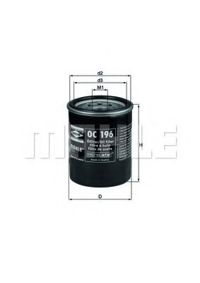 KNECHT OC 196 Масляный фильтр для CHERY EASTAR (Чери Эастар) KNECHT OC 196 Масляный фильтр для CHERY EASTAR (Чери Эастар)