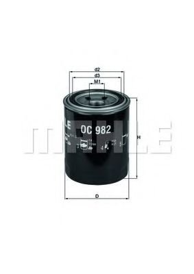 KNECHT OC 982 Масляный фильтр для SUBARU XV / CROSSTREK (Субару Xv / cросстрэк) KNECHT OC 982 Масляный фильтр для SUBARU XV / CROSSTREK (Субару Xv / cросстрэк)
