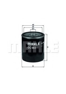 KNECHT OC 983 Масляный фильтр для FIAT TEMPRA (Фиат Тэмпра) KNECHT OC 983 Масляный фильтр для FIAT TEMPRA (Фиат Тэмпра)