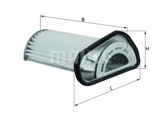 KNECHT LX 2002 Воздушный фильтр 