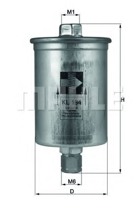 KNECHT KL 184 Топливный фильтр для AUDI 100 (Ауди 100) KNECHT KL 184 Топливный фильтр для AUDI 100 (Ауди 100)