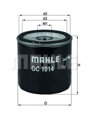 KNECHT OC 1014 Масляный фильтр 