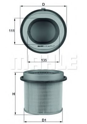KNECHT LX 670 Воздушный фильтр для MITSUBISHI ETERNA III (Митсубиши/митсубиси Этэрна 3) KNECHT LX 670 Воздушный фильтр для MITSUBISHI ETERNA III (Митсубиши/митсубиси Этэрна 3)