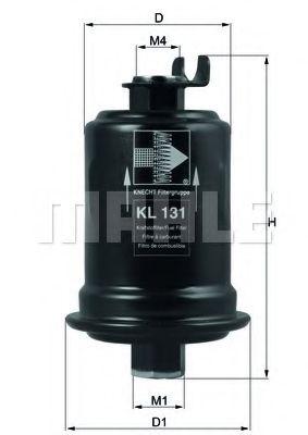 KNECHT KL 131 Топливный фильтр для MITSUBISHI SIGMA (Митсубиши/митсубиси Сигма) KNECHT KL 131 Топливный фильтр для MITSUBISHI SIGMA (Митсубиши/митсубиси Сигма)