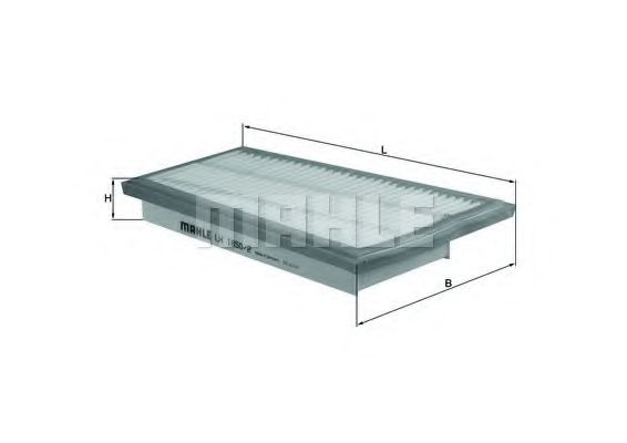 KNECHT LX 1850/2 Воздушный фильтр 