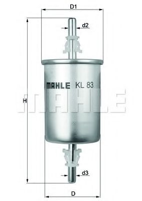 KNECHT KL 83 Топливный фильтр для CHEVROLET LACETTI (Шевроле Лачетти) KNECHT KL 83 Топливный фильтр для CHEVROLET LACETTI (Шевроле Лачетти)