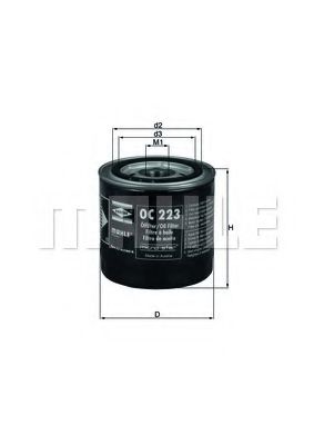 KNECHT OC 223 Масляный фильтр для JEEP (Джип) KNECHT OC 223 Масляный фильтр для JEEP (Джип)