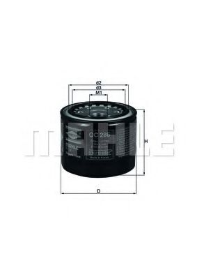 KNECHT OC 286 Масляный фильтр для TOYOTA SPACIA (Тойота/тоета Спаcиа) KNECHT OC 286 Масляный фильтр для TOYOTA SPACIA (Тойота/тоета Спаcиа)