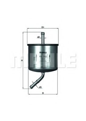 KNECHT KL 302 Топливный фильтр для FORD USA PROBE II (Форд сша Пробэ 2) KNECHT KL 302 Топливный фильтр для FORD USA PROBE II (Форд сша Пробэ 2)