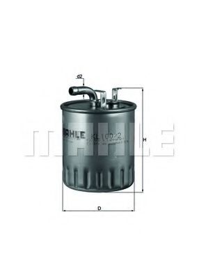 KNECHT KL 100/2 Топливный фильтр для MERCEDES-BENZ SPRINTER 3-T (Мэрcэдэс-бэнз Спринтэр 3-т) KNECHT KL 100/2 Топливный фильтр для MERCEDES-BENZ SPRINTER 3-T (Мэрcэдэс-бэнз Спринтэр 3-т)